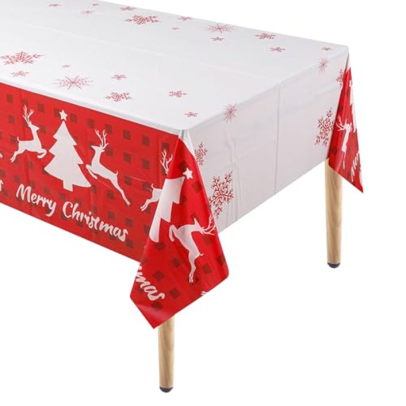 iwiio Christmas Tablecloth