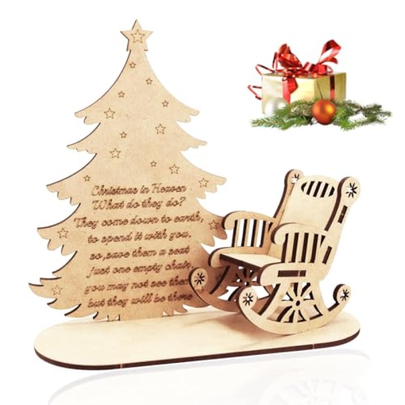 iwiio Christmas in Heaven, Wooden Memorial…