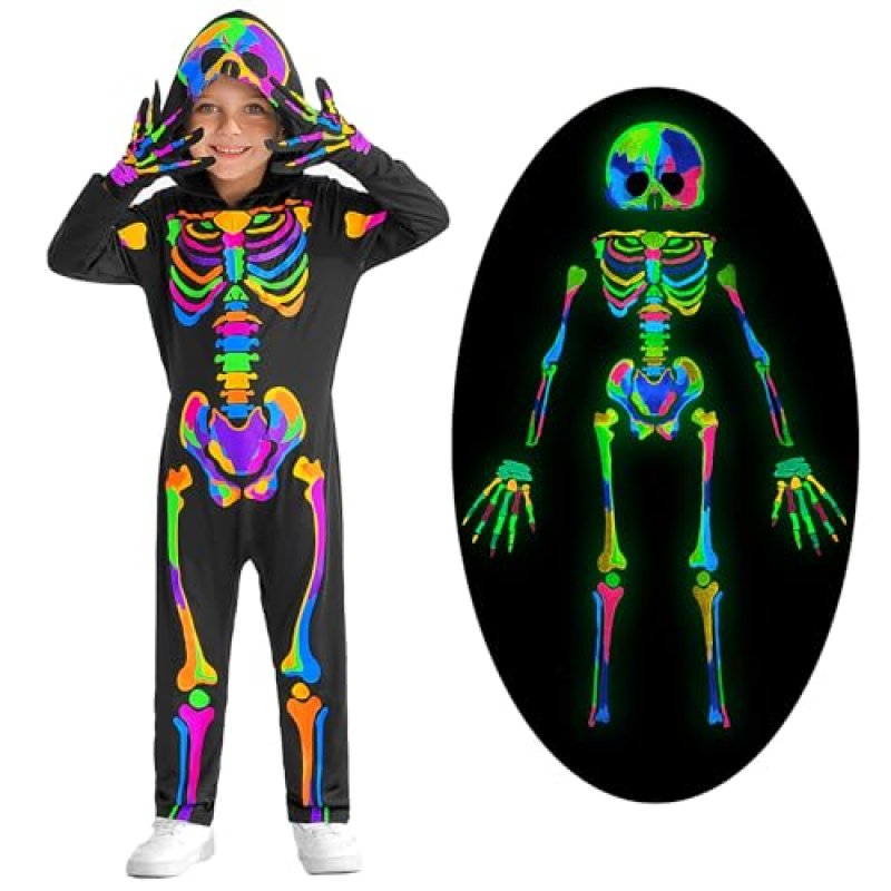 Miyanuby Kids Skeleton Costume