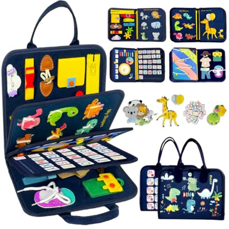 Qizfun Montessori Busy Board