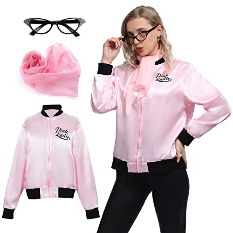 Wizland Women's Pink Grease Jacket