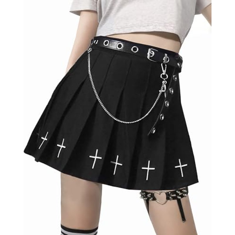 DINGJIUYAN Skater Skirt
