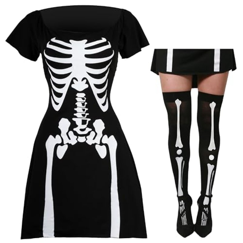 Skeleton Dress Costume