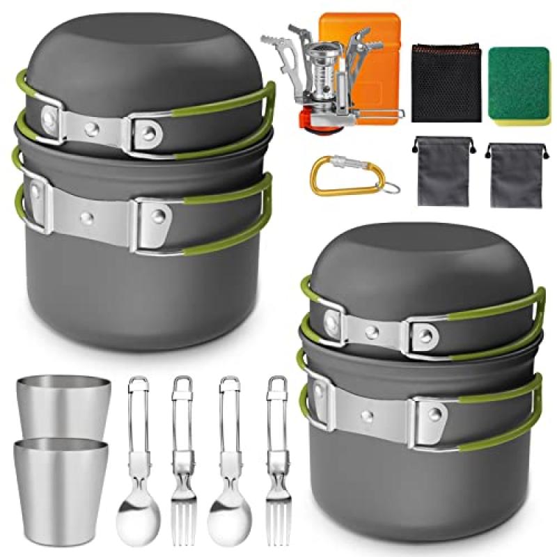 AUTOPkio Camping Cooking Set for 2 People