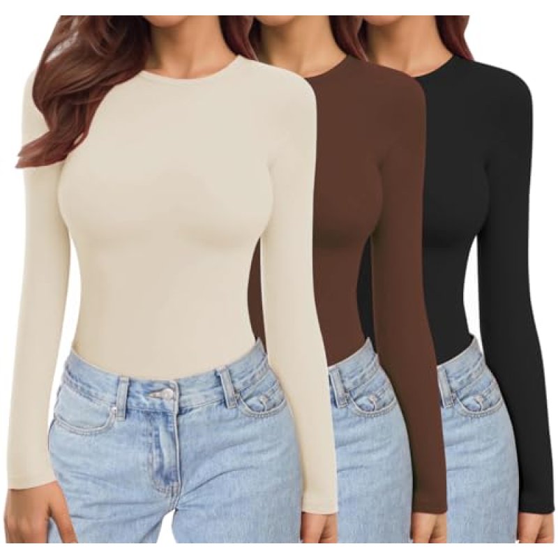 Ekouaer Women's Thermal Tops