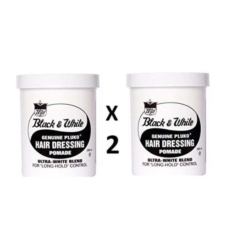 Black&White Hair Pomade Twin Pack