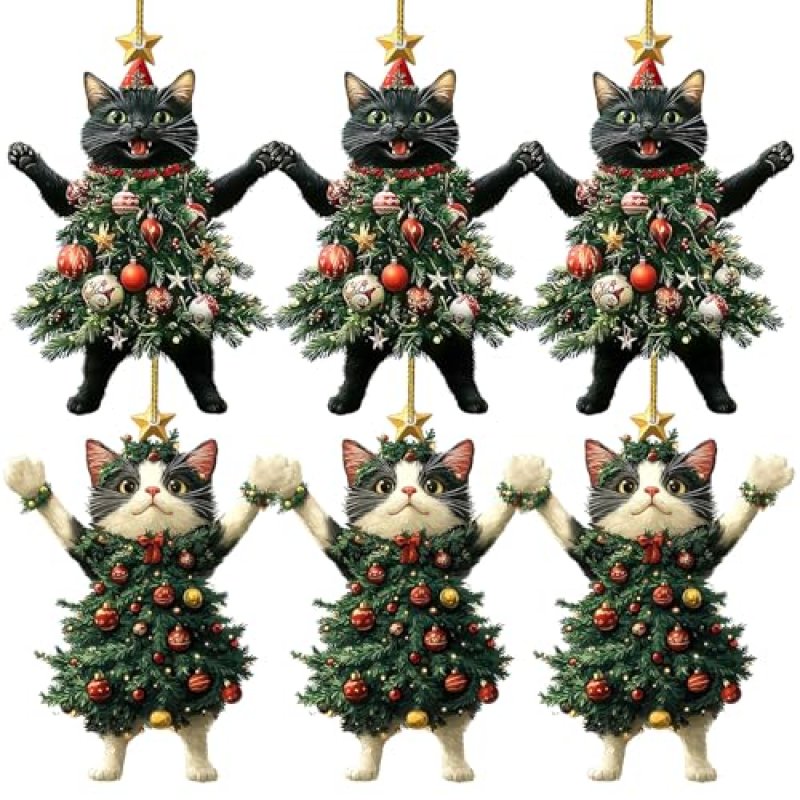 Black Friday Cat Ornaments