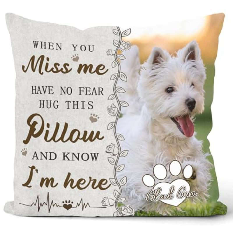 Glad Gua Pet Memorial Throw Pillow
