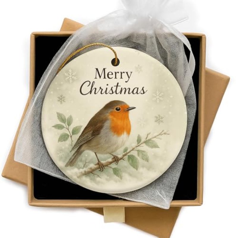 Glad Gua Robin Christmas Ornament