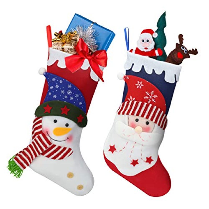 Oladwolf Christmas Stockings 15'' set of 2…