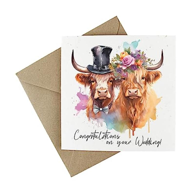 Plantable Wedding Day Card
