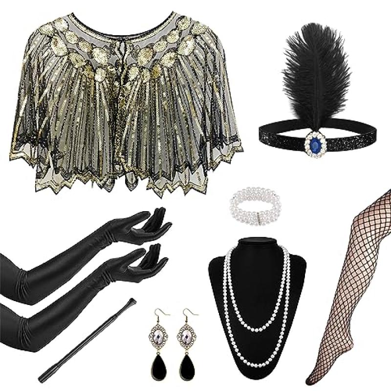 Flapper Accessories Set