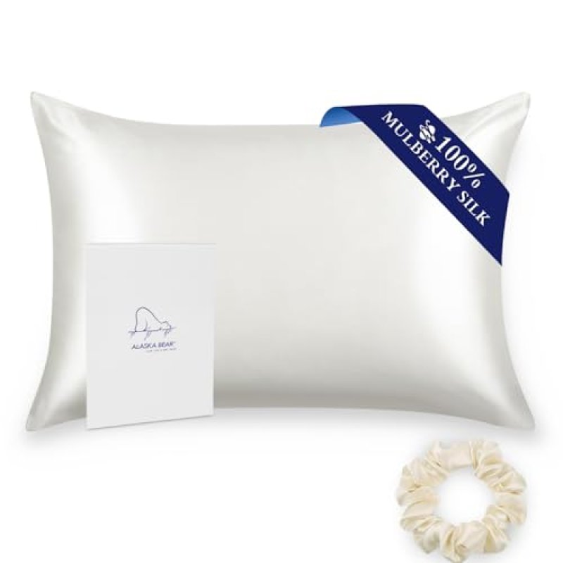 Alaska Bear Silk Pillowcase