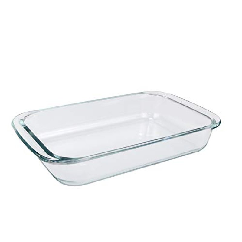 NUTRIUPS Glass Baking Dish, Rectangular, 2L,…