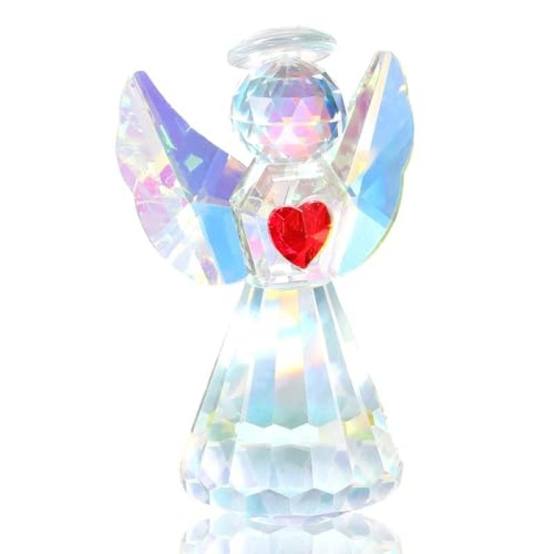 Glass Angel Figurine Guardian Angel Gift