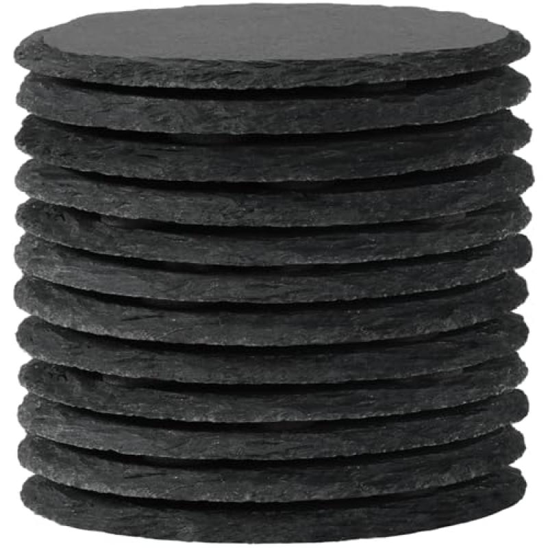 WEWINK PLUS Slate Coasters Set of 12