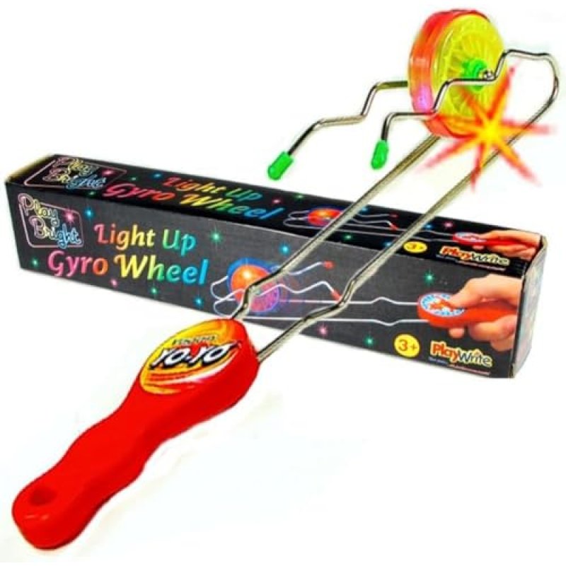 Playwrite Light Up Gyro Kinetic Wheel | Rail…