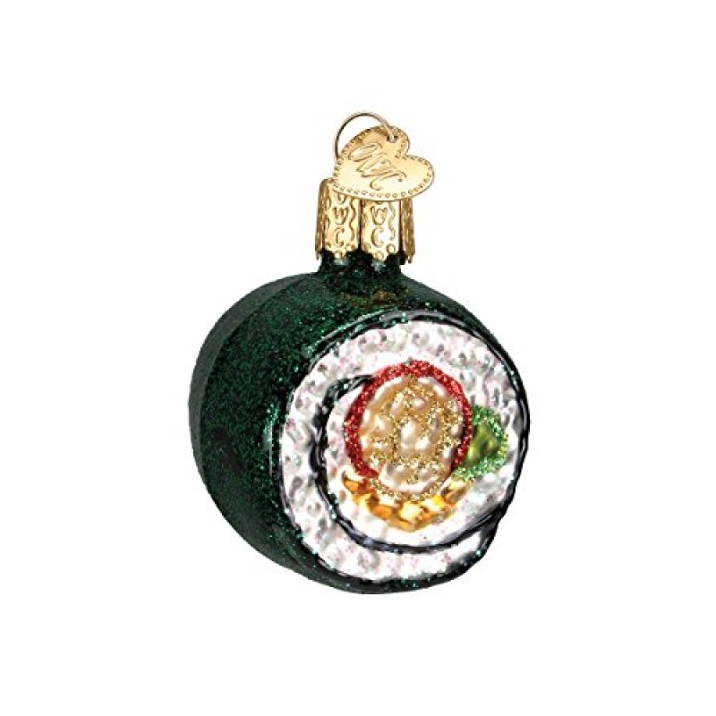 Old World Christmas Ornaments: Sushi Roll Glass…