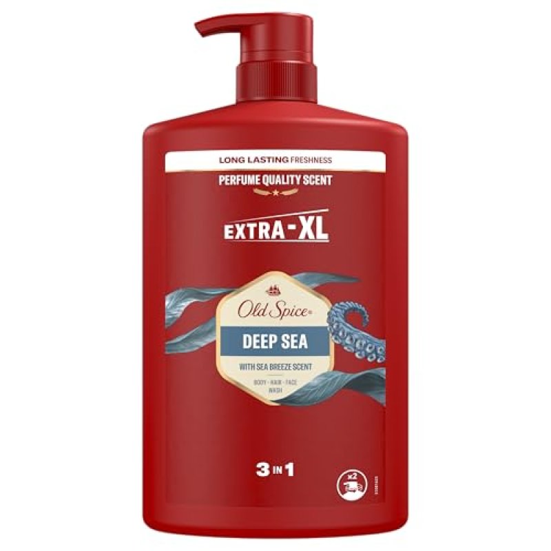Old Spice Deep Sea Men’s Shower Gel & Shampoo…