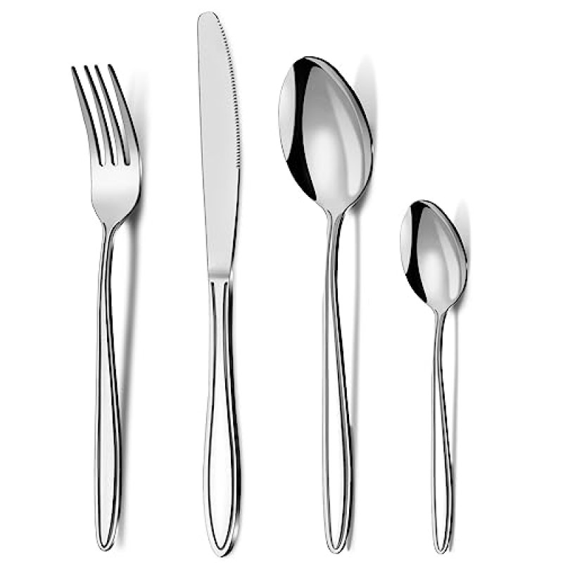 Pleafind 32-Piece Cutlery Set
