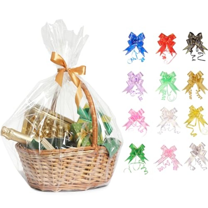 Clear Cellophane Hamper Bags