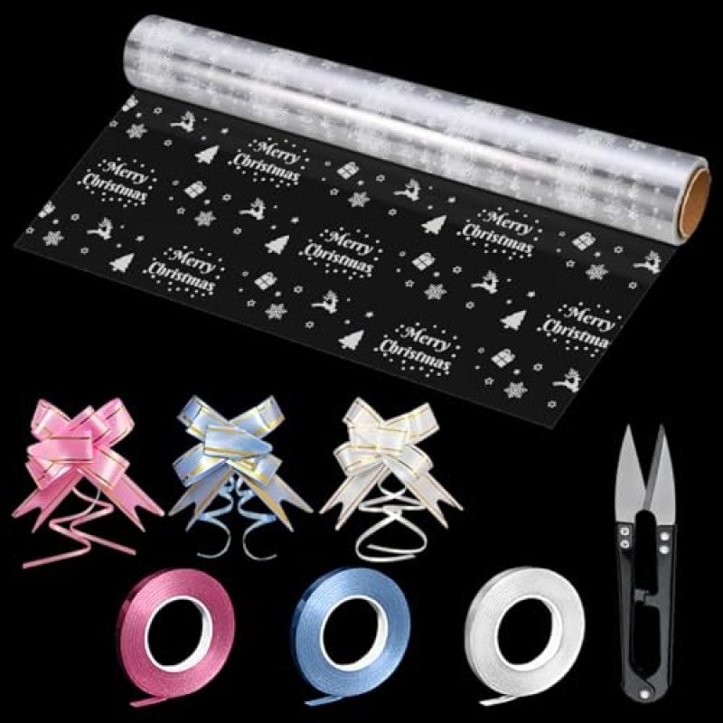 PYGHAP Clear Cellophane Wrap