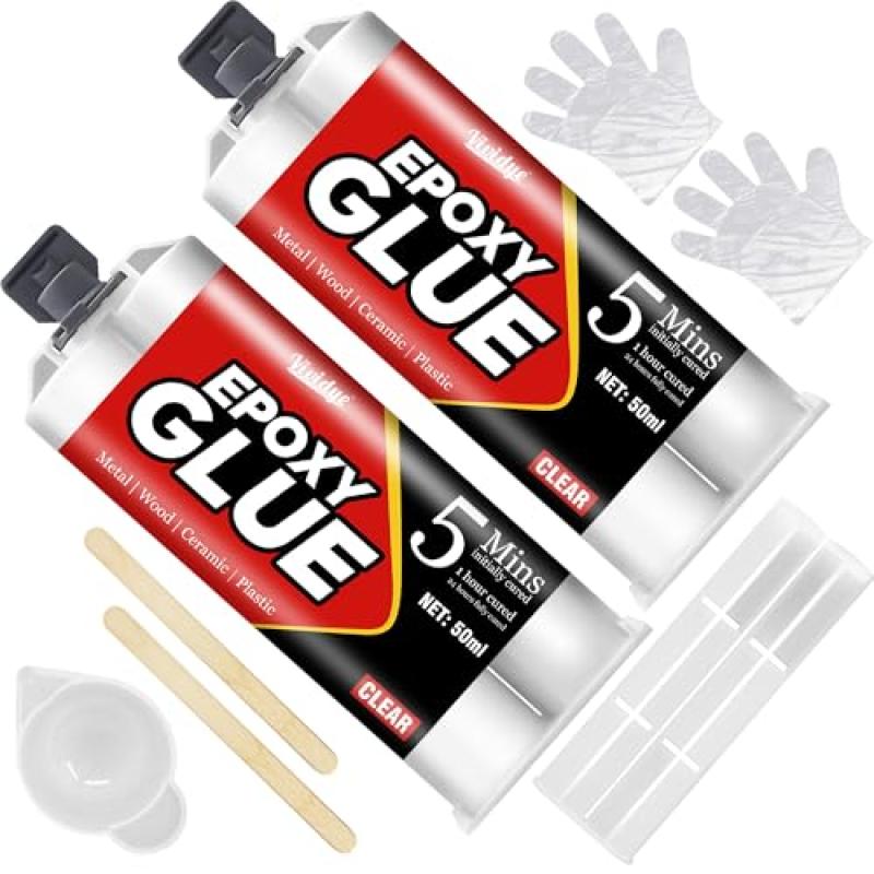 Clear Epoxy Adhesive for Various Materials