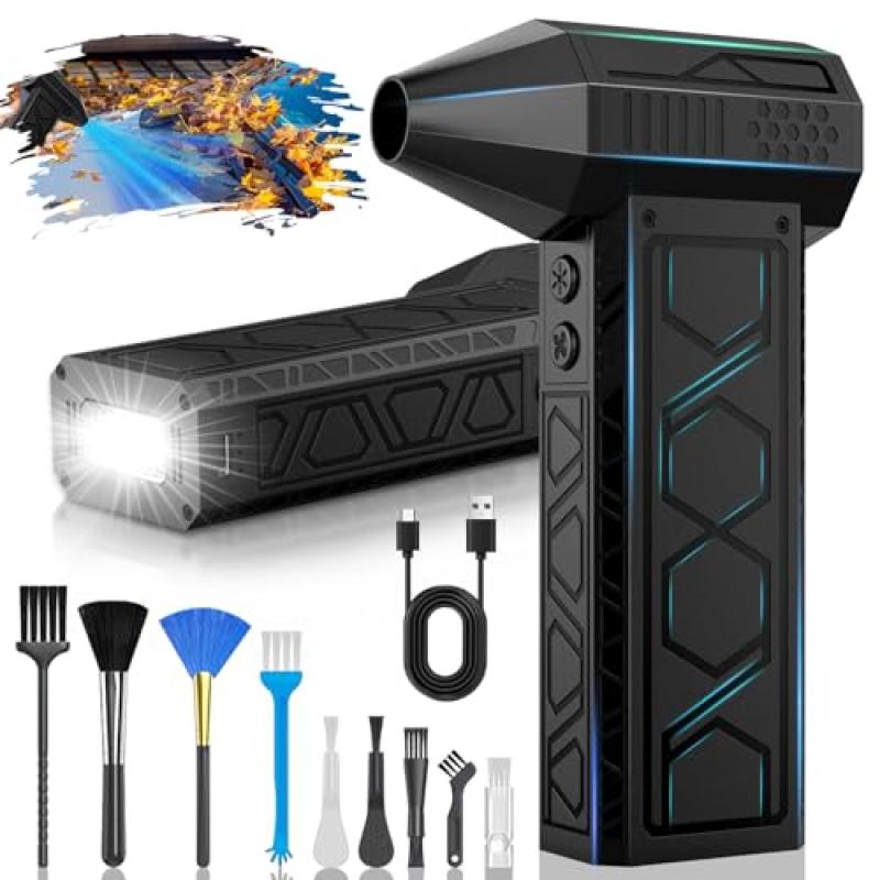 Electric Air Duster with LED Lighting