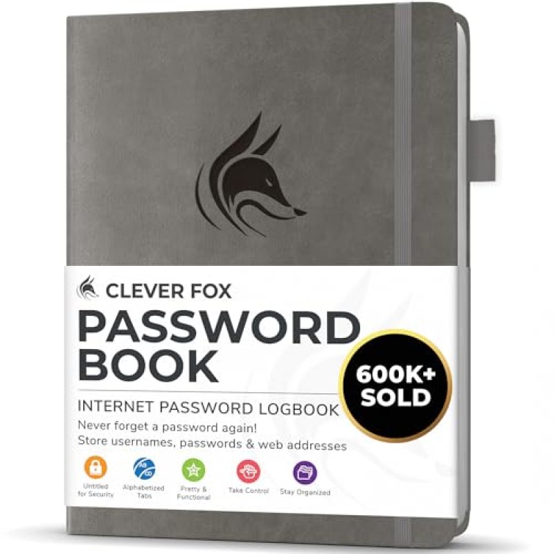 Clever Fox Password Book