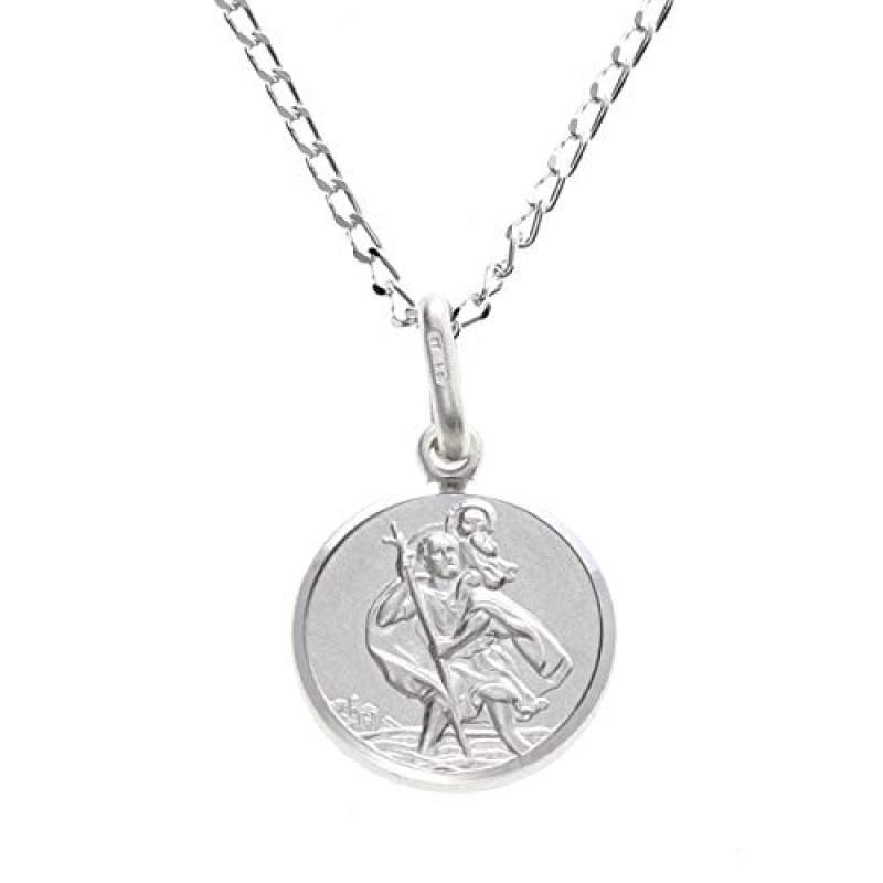 Alexander Castle Child's Silver St Christopher Necklace