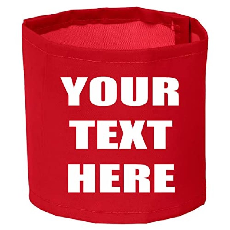 Flexi-Print Personalised Captains Armband - Black…