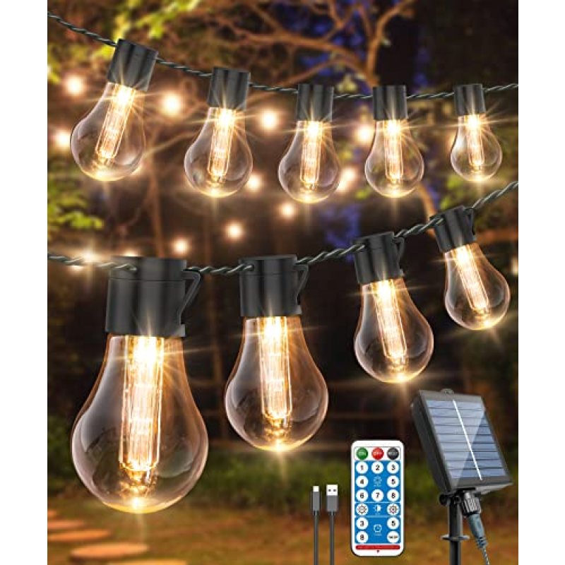 Ulightown Solar Festoon Lights