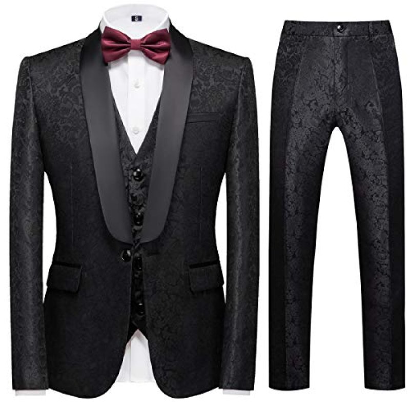 Sliktaa Men's 3-Piece Suit
