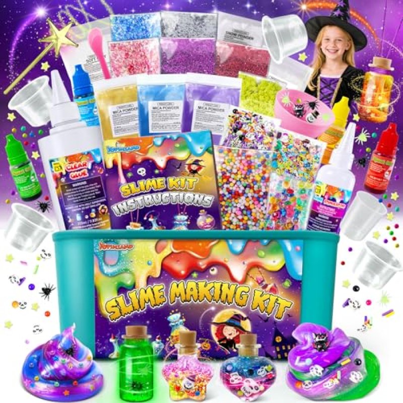 DIY Slime Kit for Girls, Galaxy Wizard Slime…