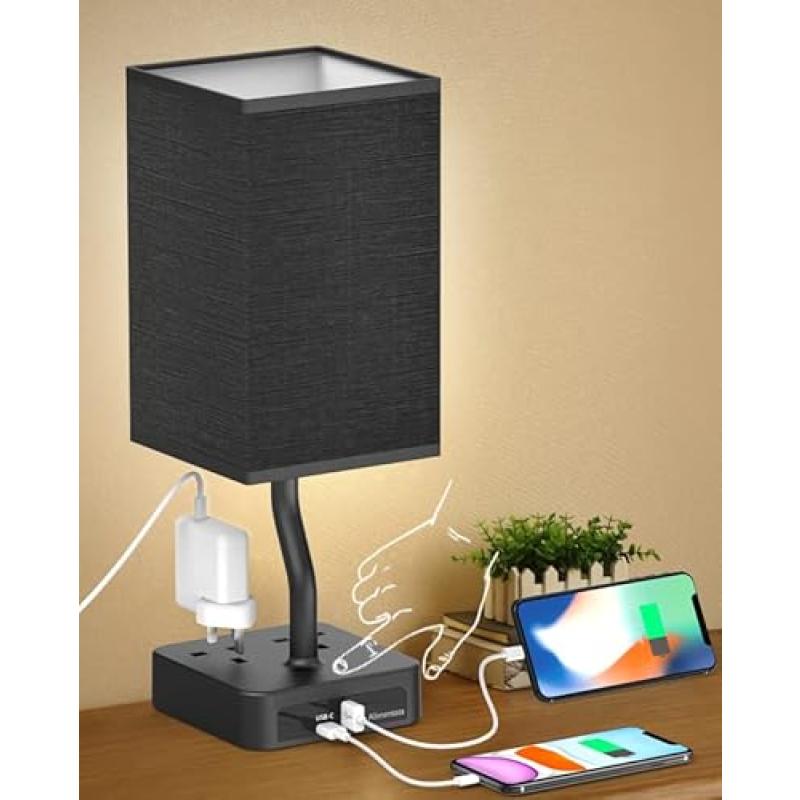 Alimentata Bedside Lamp with USB Ports