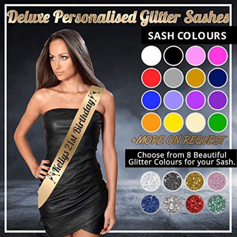 Glitter Sash for Parties