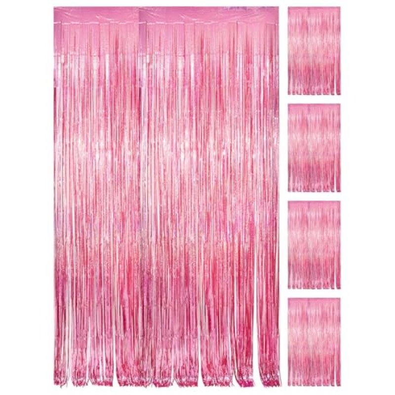 PVEGOS Glitter Tinsel Curtain