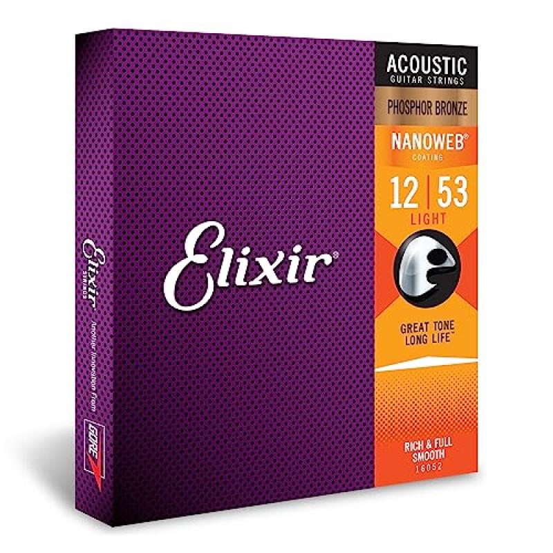 Elixir 16052 Acoustic Guitar Strings
