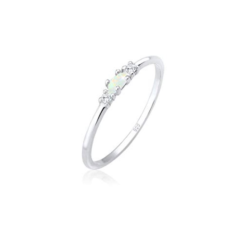 Elli Women's 925 Sterling Silver Solitaire…