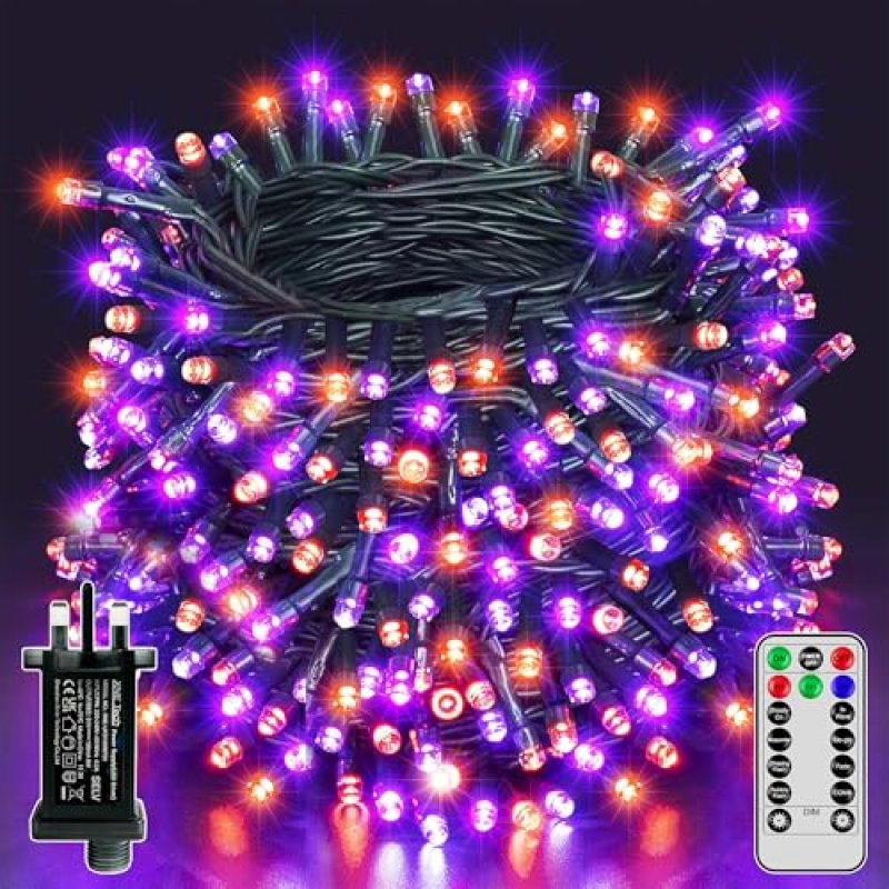 Ollny 20m 200 LEDs Halloween Decorations Fairy…