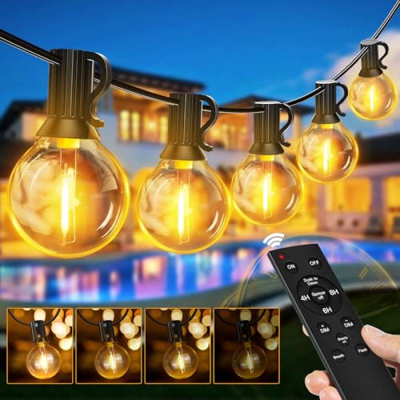 Ollny Festoon Lights with RF Remote