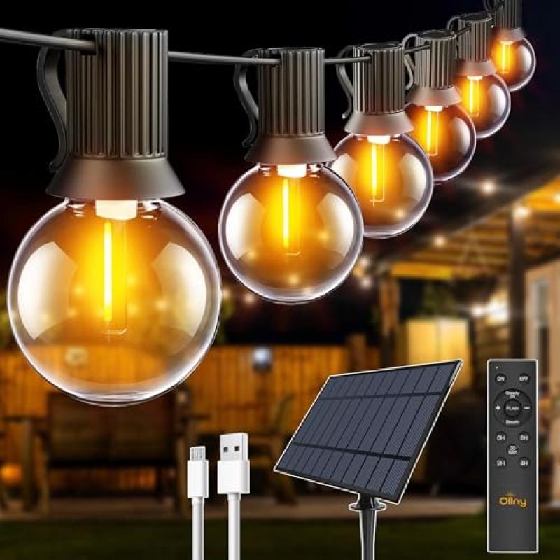 Ollny Solar Festoon Lights