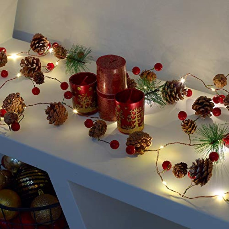 GloBrite Pre-Lit Garland, 2M