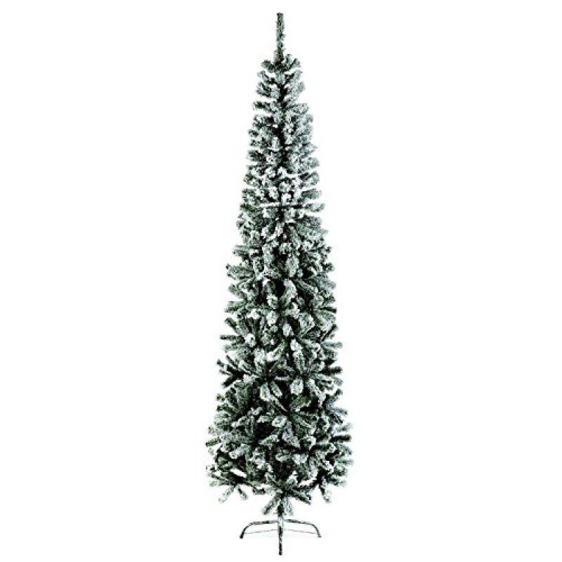 Flocked Spruce Christmas Tree, 2m