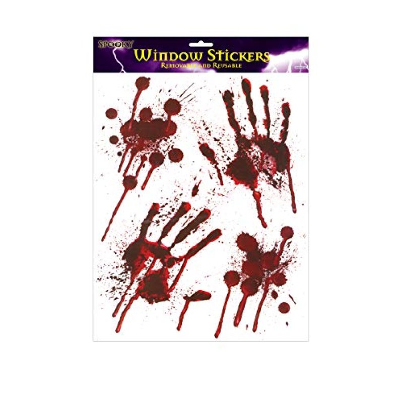 Bloody Handprint Stickers