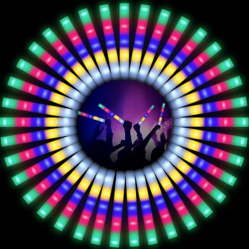 OLUPP Glow Sticks with Flashing Modes