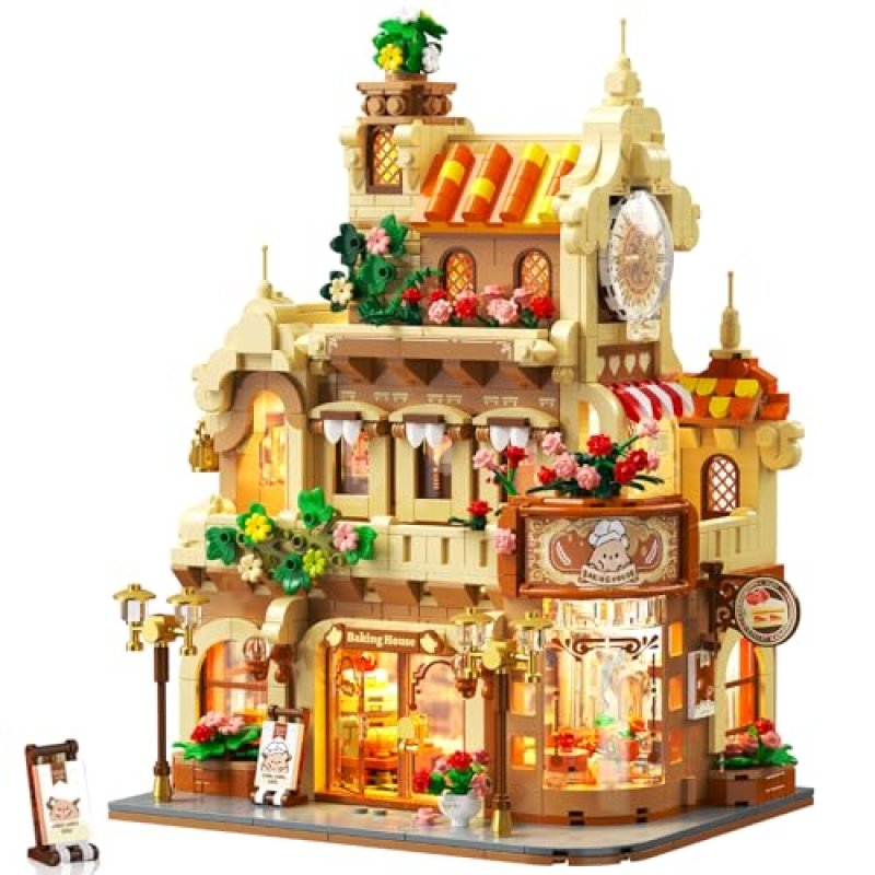 PLAXSOON Flower Bakery Building Set