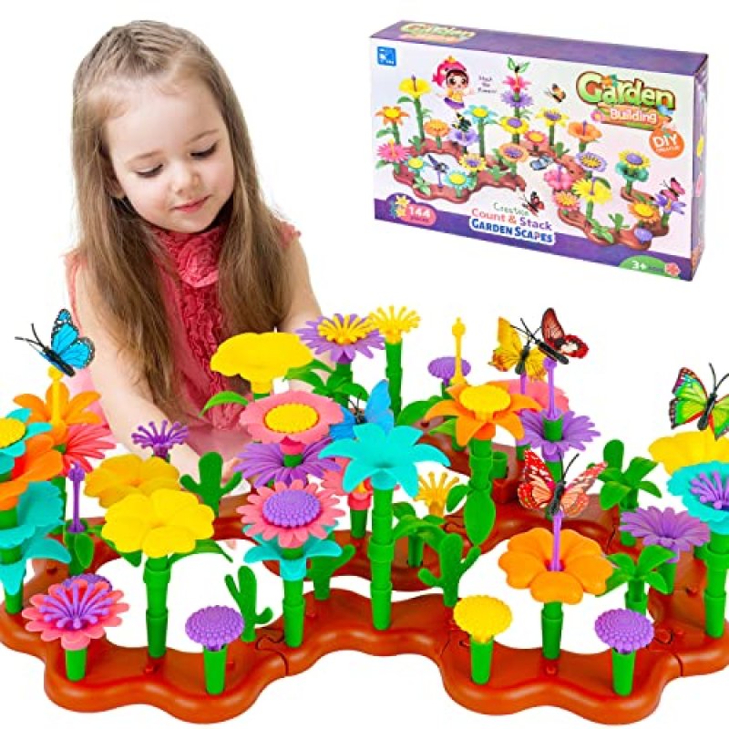 OSDUE Flower Garden Building Blocks Set