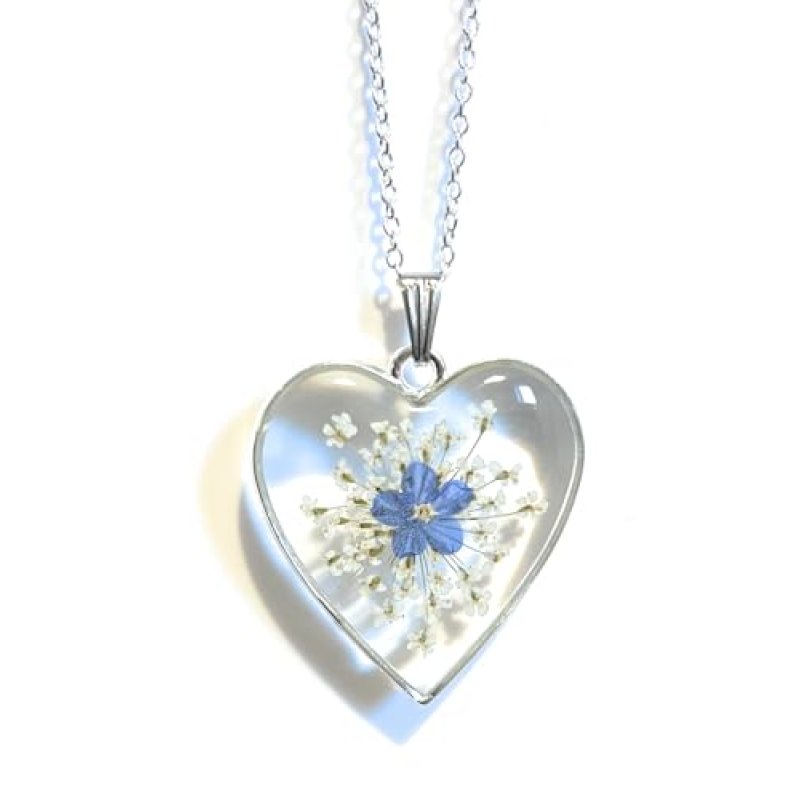 Flower Keepsake Pendant Necklace