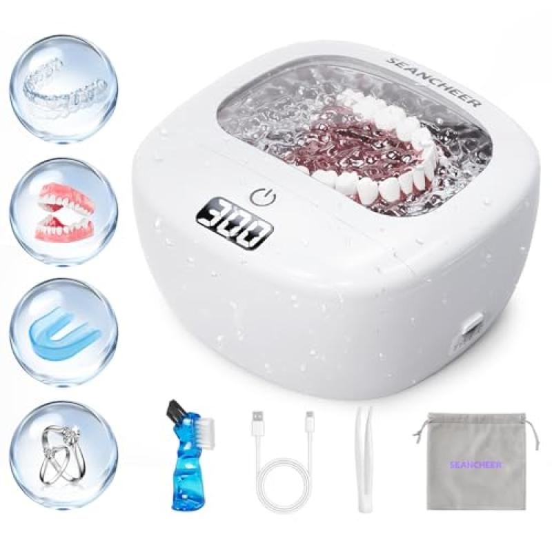 SEANCHEER Ultrasonic Retainer Cleaner